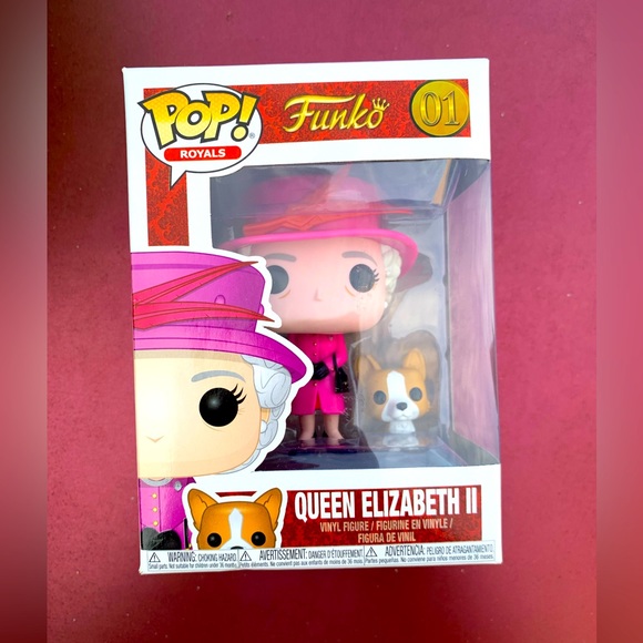 🇬🇧 New in Box 2018 Queen Elizabeth II & Corgi Funko Pop Royals British 🇬🇧 - Picture 13 of 14